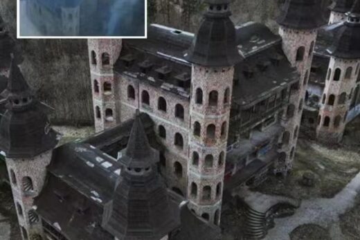 波兰废弃城堡